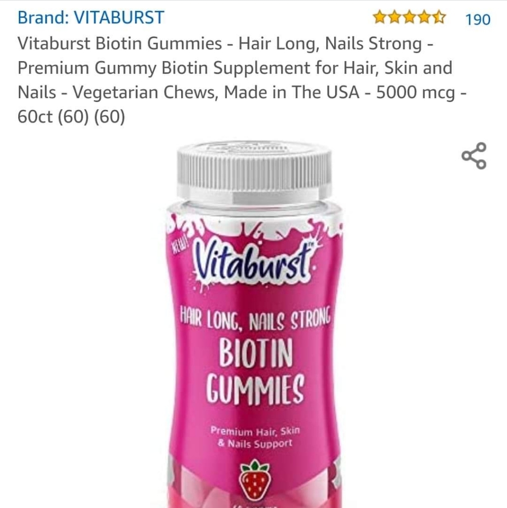 Biotin gummies